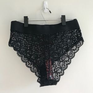 NWT Rougette by Tutti Rouge Hallie Brazilian Brief Black